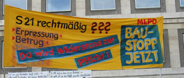 Stuttgart 21: Demonstration